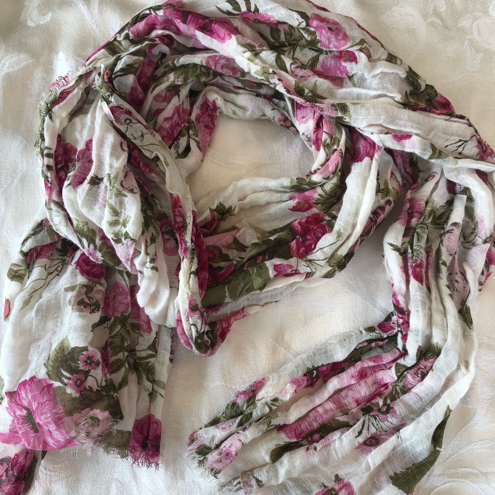 Floral scarf